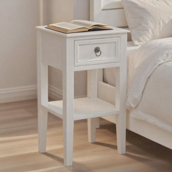 white nightstand